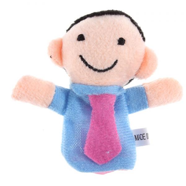 Set marionete pentru degete, Zola®,6 bucati, textile, familie draguta, diametru 3 cm Set marionete pentru degete, Zola®,6 bucati, textile, familie draguta, diametru 3 cm